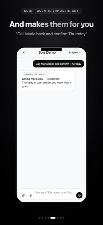 Sois placing an outbound call on your behalf
