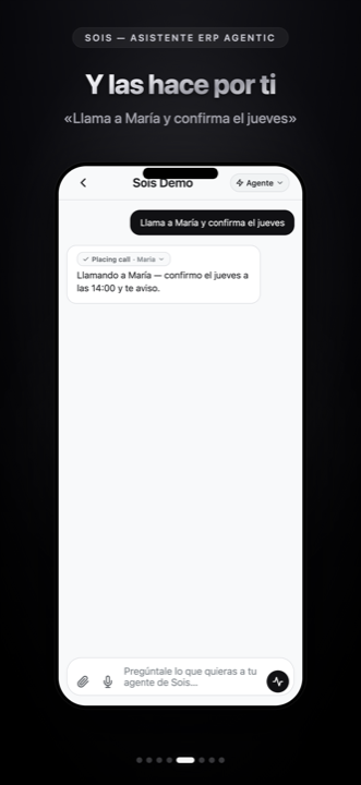 Sois realizando una llamada saliente en tu nombre